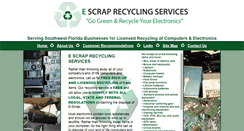 Desktop Screenshot of escraprecyclingservices.com